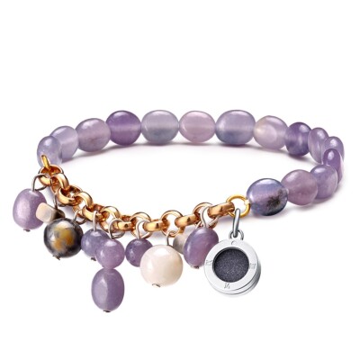 Aventurine Agate Charm Healing Bracelet Essential Oil Diffuser Pendant