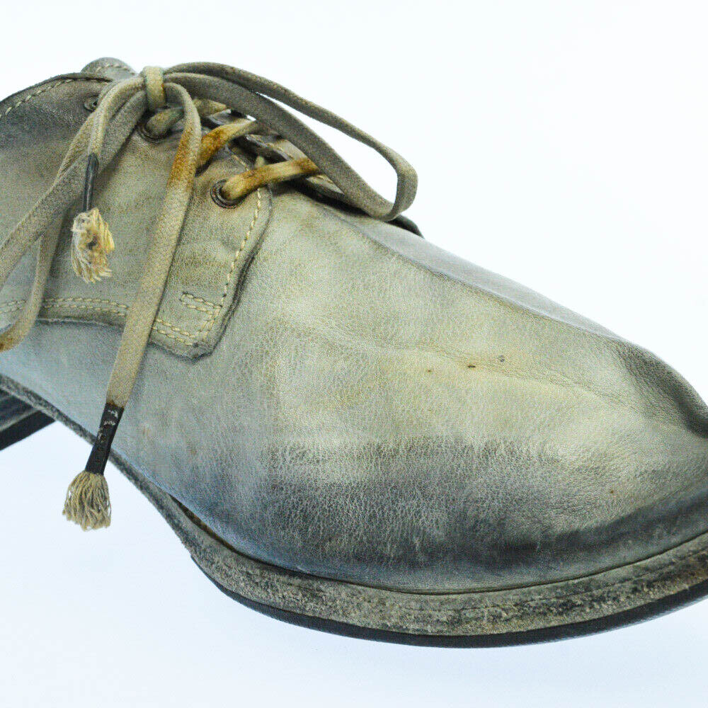 Carol Christian Poell CCP Safe Derby Lace Leather Shoes Gray Carol Christian Poell CCP Safe Derby Lace Leather Shoes Gray