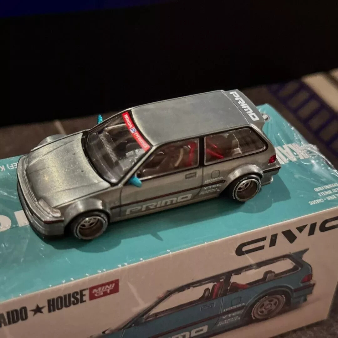 RAW CHASE Car - Kaido House x Mini GT - Honda Civic EF Kaido