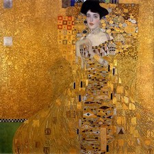 Portrait of Adele by Gustav Klimt Tile Mural Kitchen Backsplash Marble Ceramic