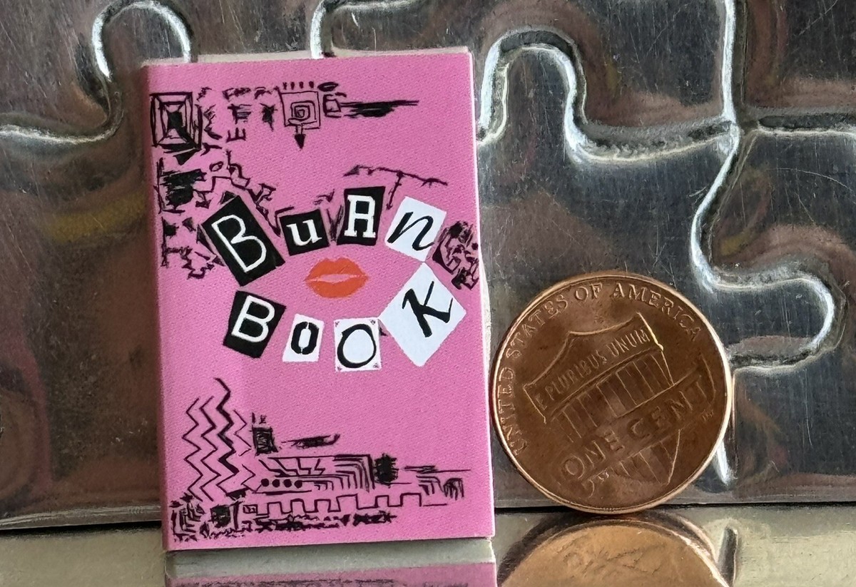 ZURU Mini Brands Books- Mean Girls Pink Burn Book- Rare | eBay