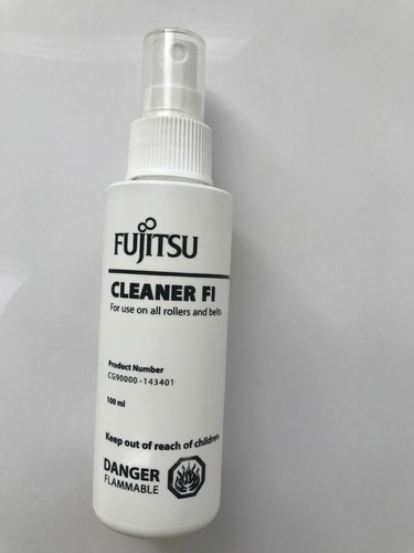 Fujitsu Scanner Cleaner F1 All Glass Rollers & Belts Cleaning 100 ml Canada Made - Afbeelding 2 van 4