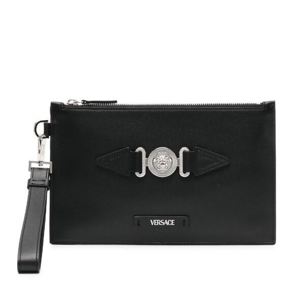 【送料&関税込】Versace Black Leather Medusa Biggie Crossbod Versace Black Leather Medusa Biggie Crossbody Bag | italist