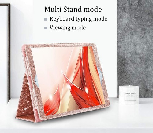 Glitter Leather Smart iPad Case Cover Apple iPad Air 4 ipad 10.2 (2021) Air 2 - Picture 6 of 30