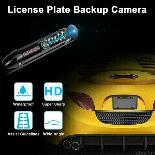 4.3" Car Monitor Backup Reversing License Plate Camera HD for Toyota Ford Jeep - Picture 11 of 13