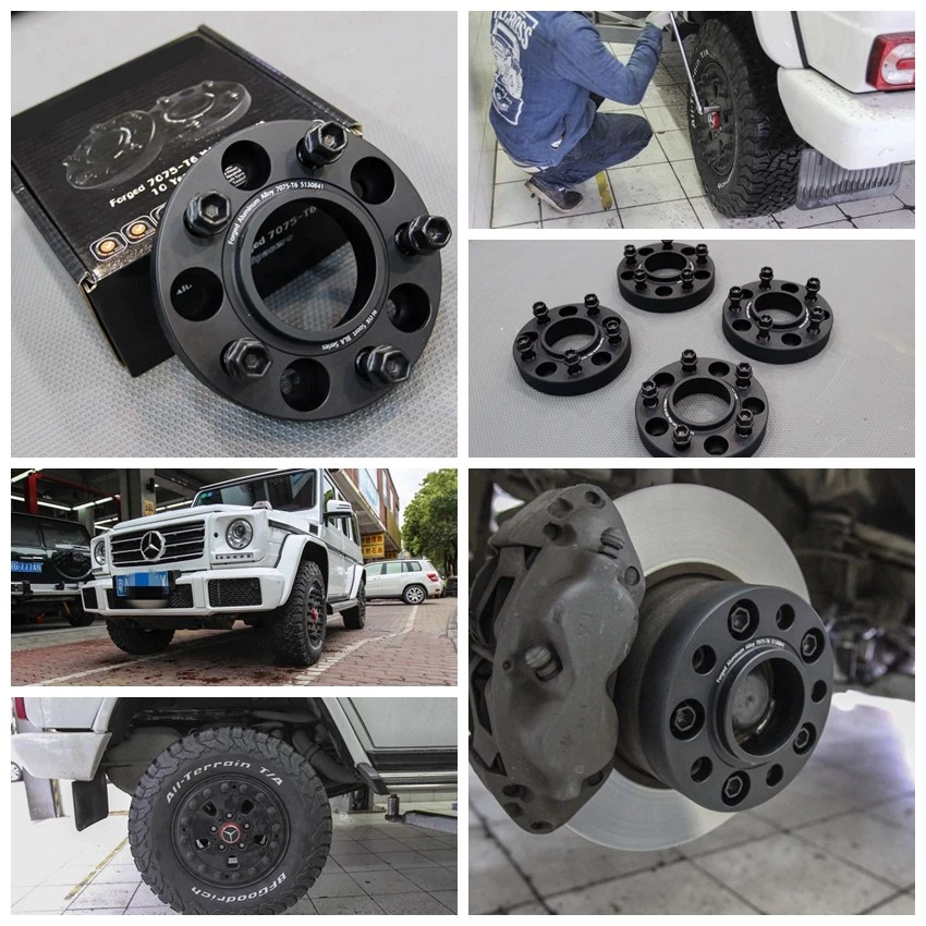 4x Espaciadores de rueda 35 mm Mercedes Benz para Clase G G63 G55 G500 AMG - 5x130 84,1 CB Foto 3 de 4