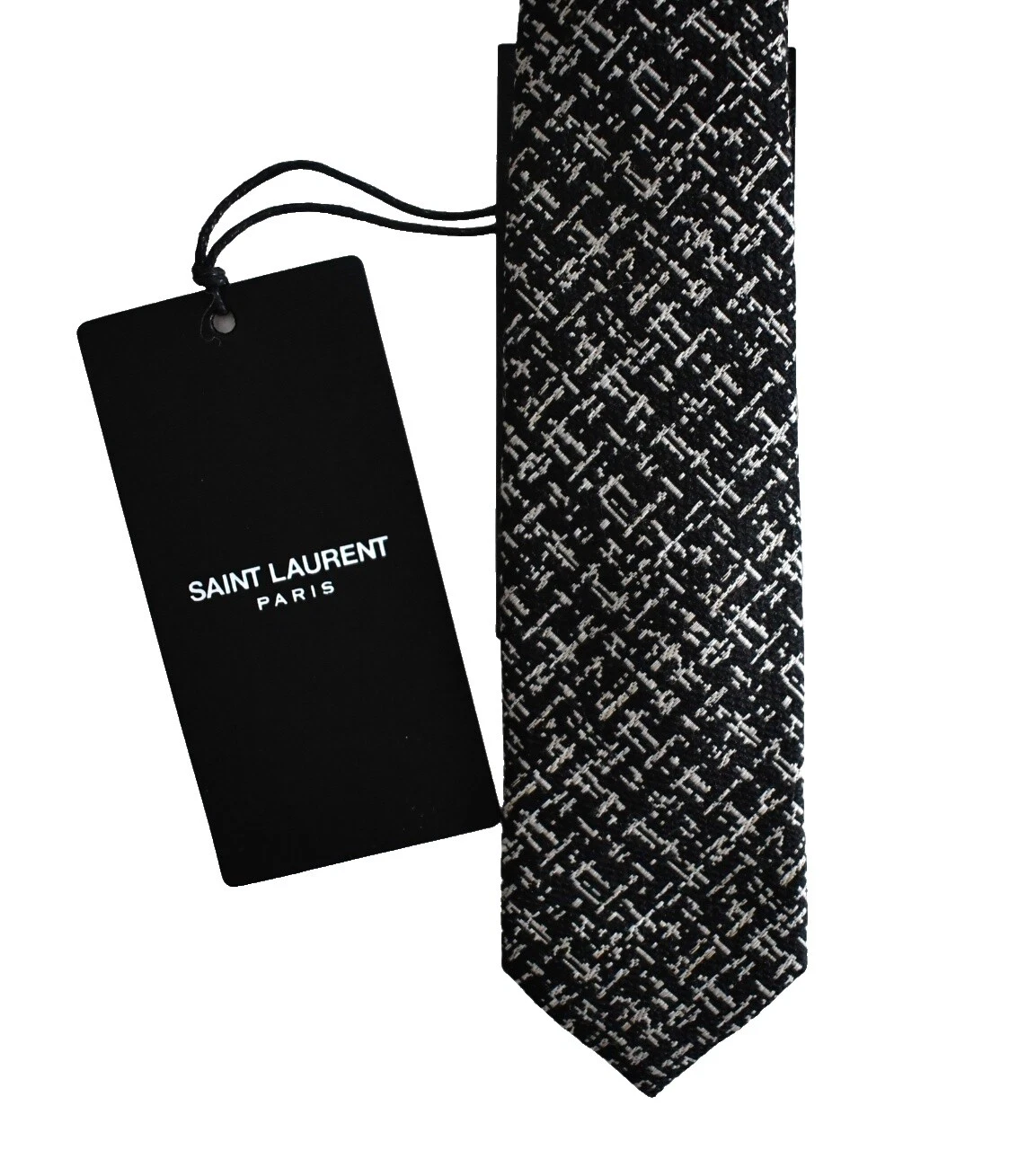 Lazos Negro para Hombres Saint Laurent