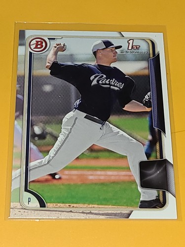 PADRES JAMES NEEDY 2015 BOWMAN PROSPECTS NO NAME / NO TEAM LOGO ERROR #BP60 - 第 1/2 張圖片