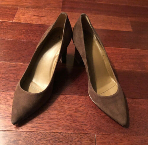 New AQUATALIA Michaela Suede Caramel Pumps Shoes sz 6