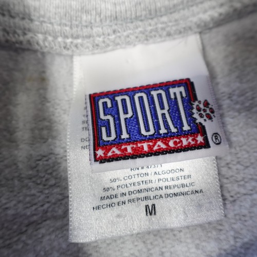 Vintage Ohio State Buckeyes Sweatshirt Boys Medium Gray Sweater Youth Kids 2002 - Picture 3 of 14