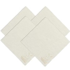 4 Pack 6" x 6" Natural Chamois Glasses Cleaning Cloths for Glasses Eyeglasses...