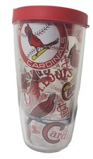 2015 Tervis - 16 oz tumbler CUP- MLB - ST. LOUIS CARDINALS Diff. Logos NWT New