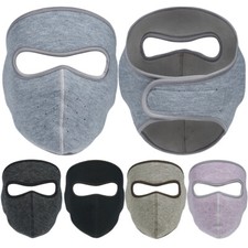 Convenient Hook Loop Design Fleece Warmer Full Face Mask Outdoor Sport Windproof