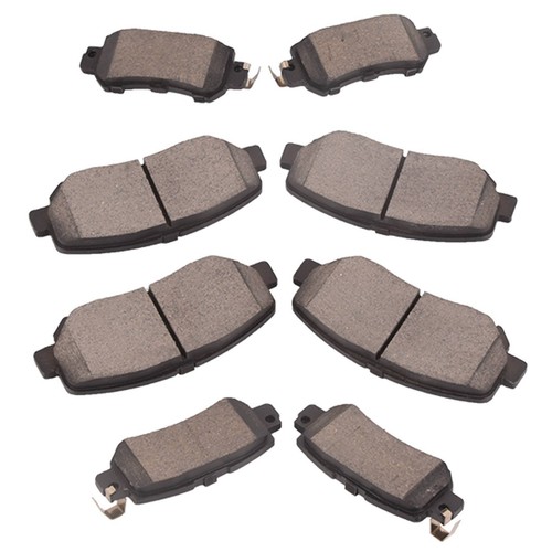 Ceramic Brake Pads Parking Shoe Front Rear Kit For Ford Edge Mazda CX-9