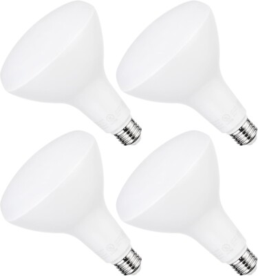 BR40 LED Light Bulb ,17W(95W Equivalent),1400 LM -4000K  Energy Star (12 Pack)