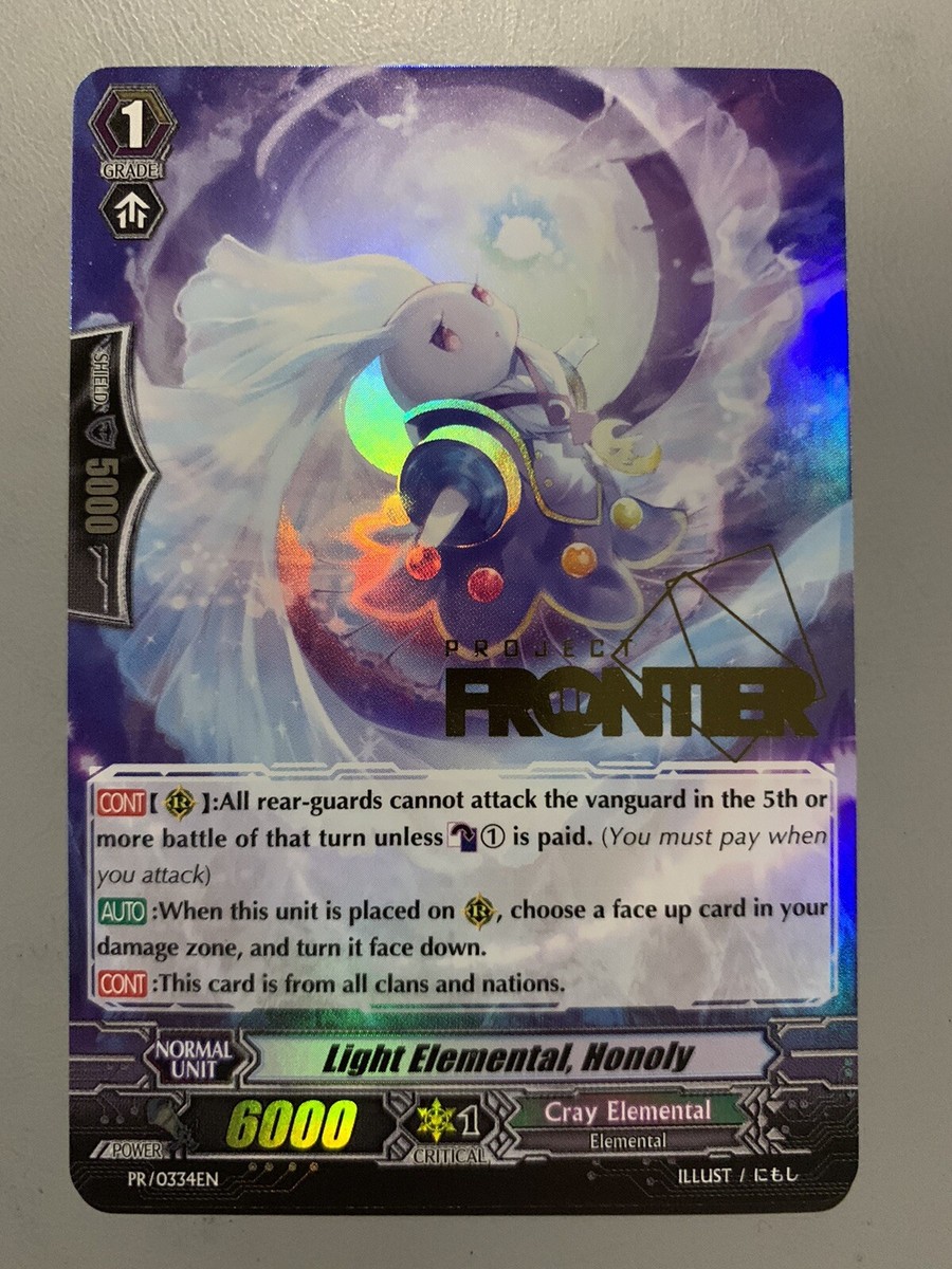 CARDFIGHT VANGUARD LIGHT ELEMENTAL HONOLY (PROJECT FRONTIER