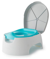 2 In 1 Toilet Potty Seat Stepstool Infant Step Up Toddler Training Space Saving