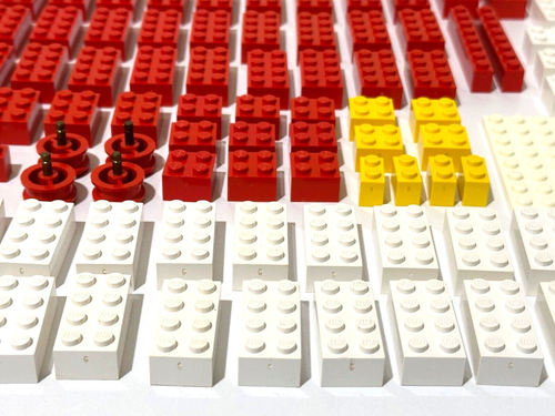 Vintage ©1968 LEGO System 044 Classic Basic Building Set 100% Complete with Box - Picture 5 of 24