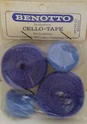 Benotto Dark Blue Textured Handlebar Tape 80s Vintage NOS Original