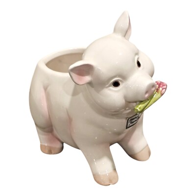 Fitz & Floyd Pig Hog Small Dip Bowl  Farmhouse Vintage