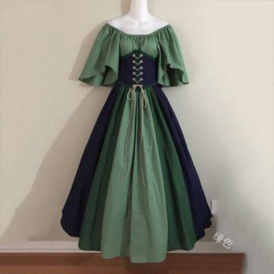Womens Cosplay Performance Corset Dress Renaissance Fairy Costume Fashion  Gown | eBay
