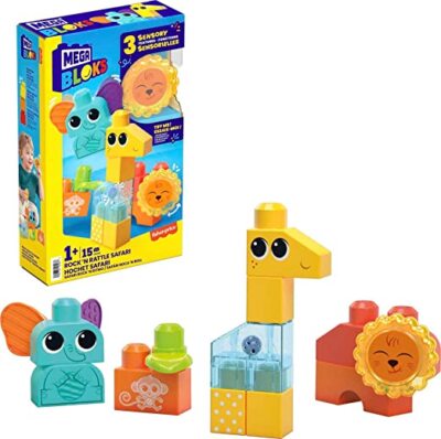 FISHER PRICE HKN42 Safari Schütteln E Spielt Mega Blocks