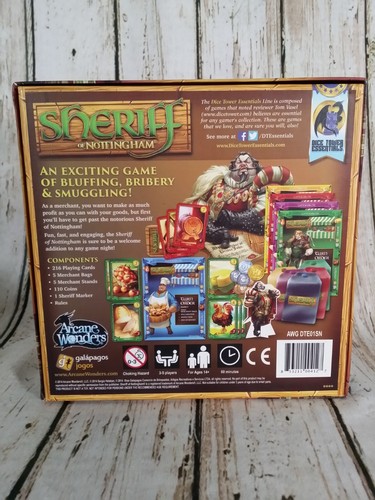 Sheriff of Nottingham Brettspiel ARCANE WONDERS 1. Auflage 2014 KOMPLETT - Bild 3 von 5