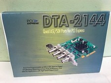 New DekTec DTA-2144-SXP -  Quad ASI/SDI Input/Output adapter for PCI Express