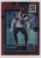 2022 Panini Donruss Optic Rated Rookie Red Hyper Prizm Jalen Pitre #260 0nr3