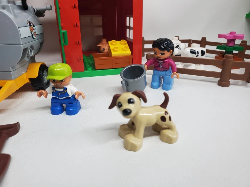 LEGO Duplo 5649 La Gran Granja Granja Tractor Figuras Animales Completas BE - Imagen 3 de 4
