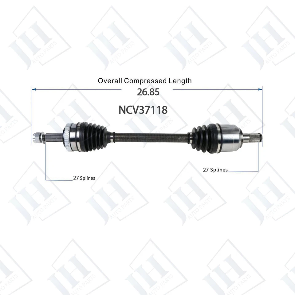 Juego de ejes CV par delantero izquierdo derecho OE para Hyundai Tucson GLS 2014-2015 TRACCIÓN DELANTERA Foto 2 de 4