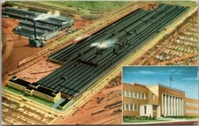 1953 DETROIT, Michigan Postcard CHRYSLER CORPORATION "PLYMOUTH DIVISION" Factory