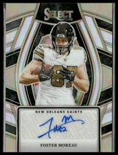 2023 Panini Select #SELS-FMO Foster Moreau Select Signatures Prizm