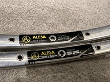 36 Loch NOS Felgen SET Alesa 920 Race Tubular Rim in 28" Vintage Rennrad