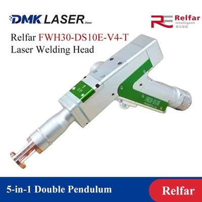 Relfar FWH30-DS10E-V4-T Double Pendulum Handheld Laser Welding Head Gun 5-In-1