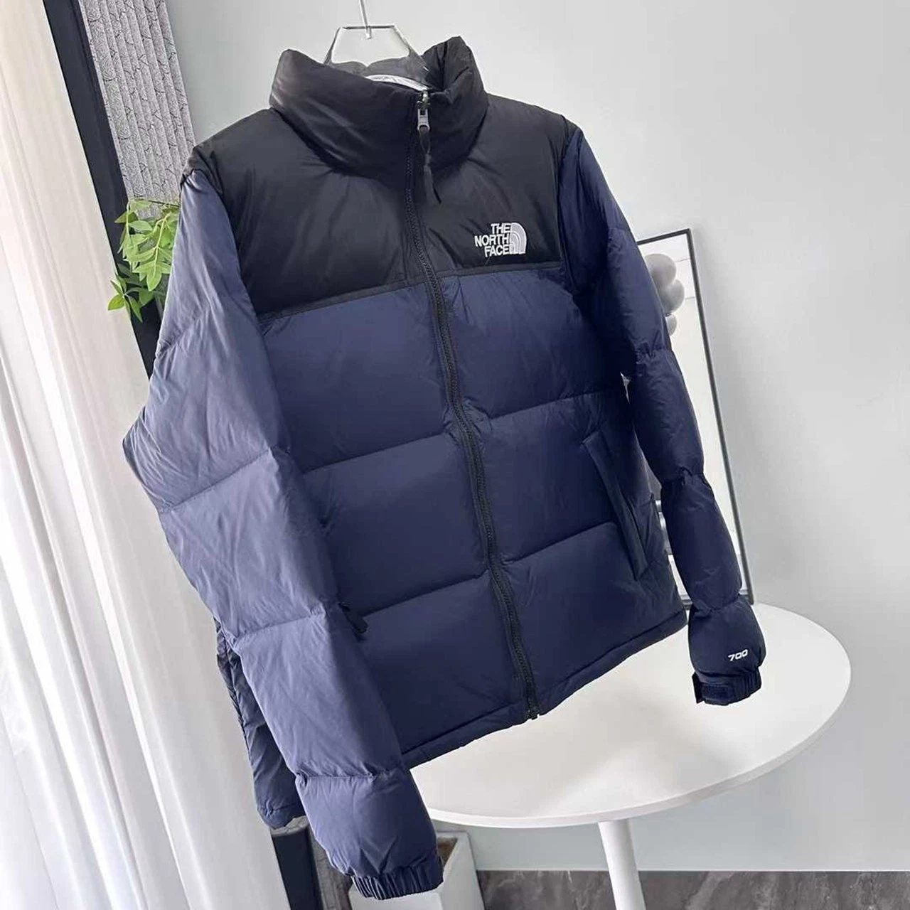 💛 The North Face 1996 Nuptse 'Navy Black' Men's Size image 5