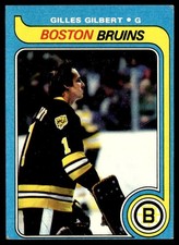1979-80 Topps Hockey Card Gilles Gilbert Boston Bruins #209 EX-MT