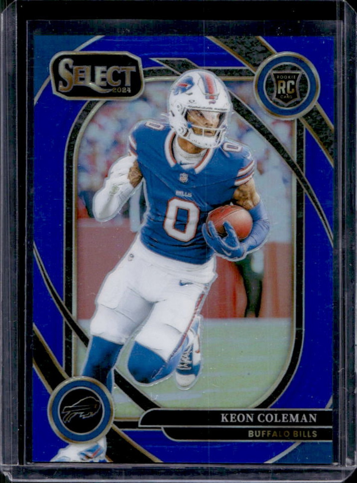 2024 Select Keon Coleman Club RC Blue Prizm Rookie #32/99 Bills