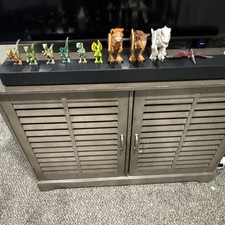 LEGO Jurassic World Minifigure Lot 10 dinosaurs, indominus rex, velociraptors