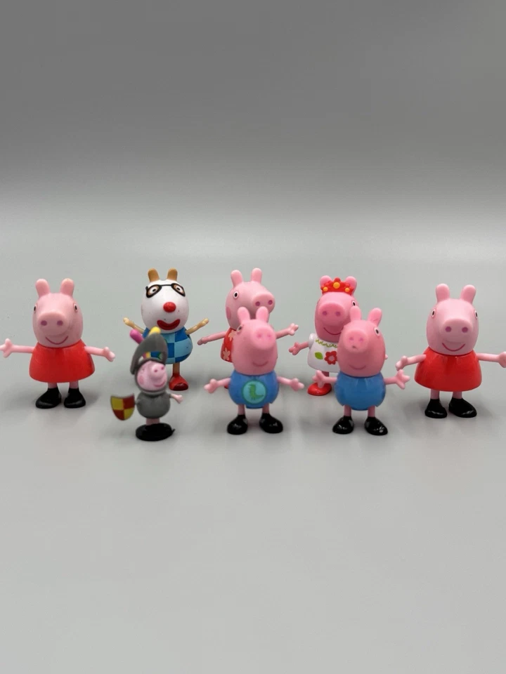 PEPPA PIG Estuche para llevar amigos con figuras 7 y lote de columpio de barco de feria Foto 2 de 4