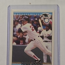 Donruss Wade Boggs #23 Boston Red Sox 1992 Donruss MLB Base Set Baseball Card
