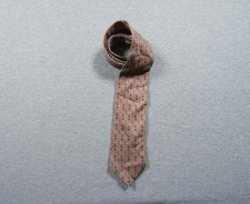 Vintage Brooks Brothers Tie Red Makers Silk Cotton NEW OLDSTOCK Work Business