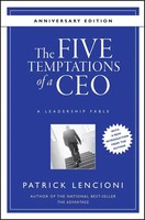 Patrick Lencioni | The Five Temptations Of A Ceo | Buch | Englisch (2008)