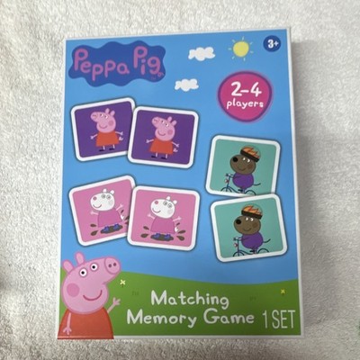 Hasbro Peppa Pig Matching Memory Game Full-color Cards 13403 2021 3+