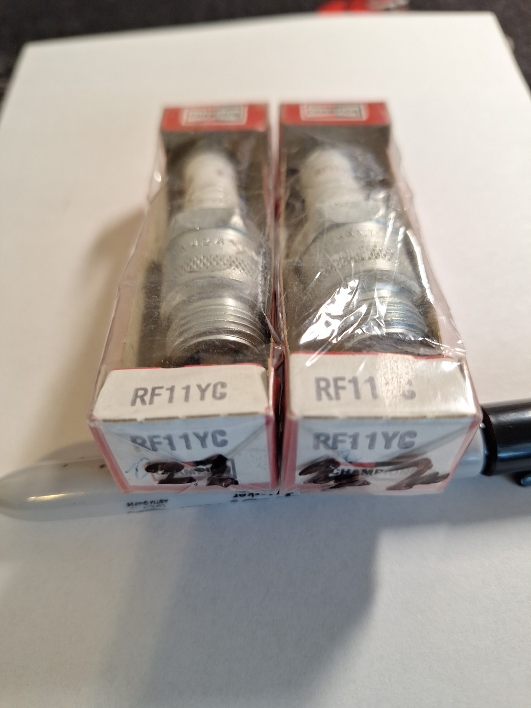 Pack Of 2 Genuine Champion Spark Plugs. RF11YC  22
