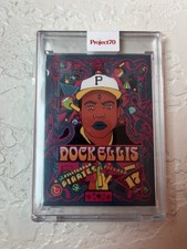 2021 Topps Project 70 Dock Ellis By Brittney Palmer PR: /879 SP LSD No No Hitter
