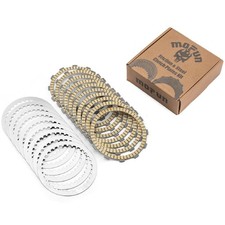 Mofun Extra Plate Friction Steel Plates Clutch Kit with Harley Softail Tourin...