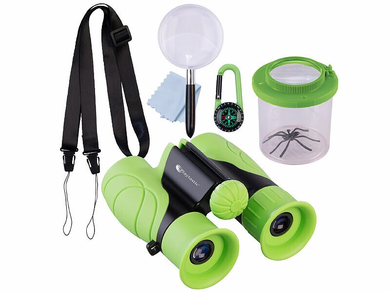 Jumelles pour enfants 8x compactes pour randonnées et camping en famille