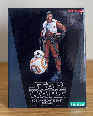 Kotobukiya Star Wars ARTFX+ Poe Dameron BB-8 Two Pack Statue - NEW SEALED