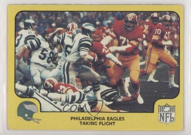 1978 Fleer Team Action Philadelphia Eagles Team #41 6e9